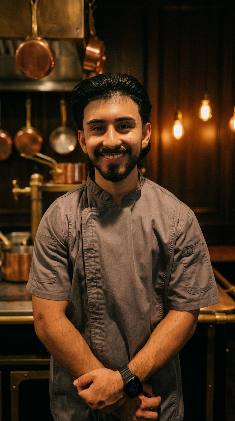 Chef Carlos Mendez, Executive Chef at 1846 Restaurant in Greenville, Texas